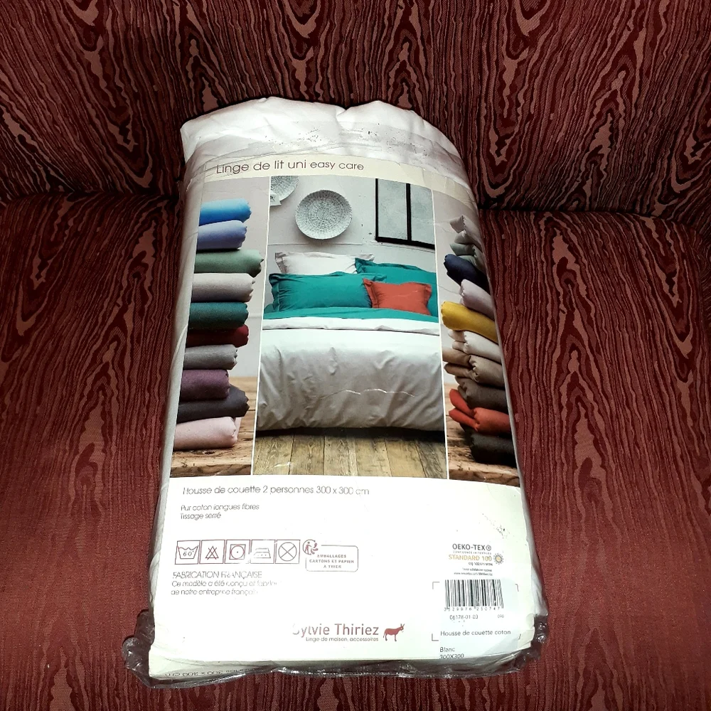 OEKO-TEX STANDARD 100 DUVET COVER WHITE NWT